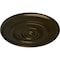 Ekena Millwork Dylar Ceiling Medallion (Fits Canopies up to 6 1/4"), Hand-Painted Green Gold, 30"OD x 2 1/4"P CM30DYGGS - alternate 2